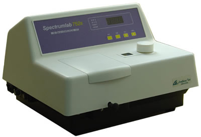 752S紫外可见分光光度计
